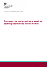 Data sources to support local services tackling health risks of cold homes
